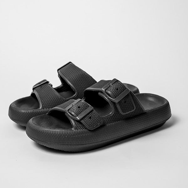 Black / 4.5 Slipper The Cloudies™ - Sandals Cloud Slides